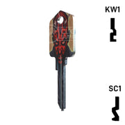 Happy Keys- Darth Maul (Choose Keyway) Residential-Commercial Key Howard Keys