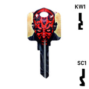 Happy Keys- Darth Maul (Choose Keyway) Residential-Commercial Key Howard Keys