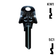Happy Keys- Darth Vader Key (Choose Keyway) Residential-Commercial Key Howard Keys