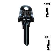Happy Keys- Darth Vader Key (Choose Keyway) Residential-Commercial Key Howard Keys