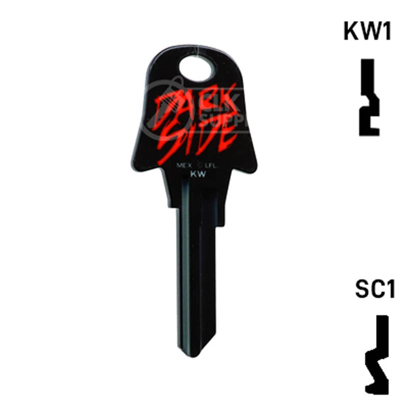 Happy Keys- Darth Vader Key (Choose Keyway) Residential-Commercial Key Howard Keys