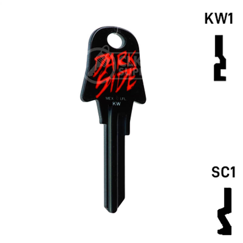 Happy Keys- Darth Vader Key (Choose Keyway) Residential-Commercial Key Howard Keys