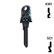 Happy Keys- Darth Vader Key (Choose Keyway) Residential-Commercial Key Howard Keys
