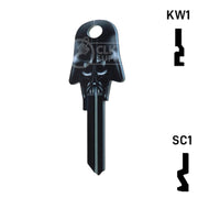 Happy Keys- Darth Vader Key (Choose Keyway) Residential-Commercial Key Howard Keys