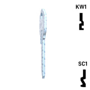 Happy Keys- Diamond Plate Key (Choose Keyway) Residential-Commercial Key Howard Keys