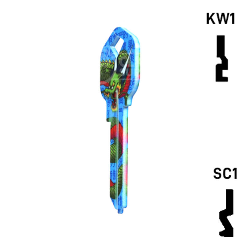 Happy Keys- Dragon Key (Choose Keyway) Residential-Commercial Key Howard Keys