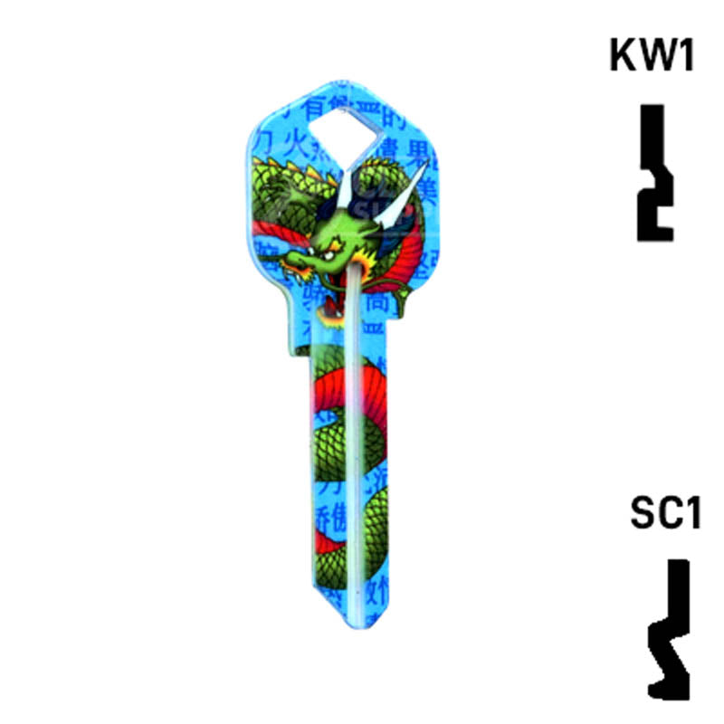 Happy Keys- Dragon Key (Choose Keyway) Residential-Commercial Key Howard Keys