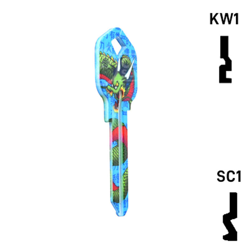 Happy Keys- Dragon Key (Choose Keyway) Residential-Commercial Key Howard Keys