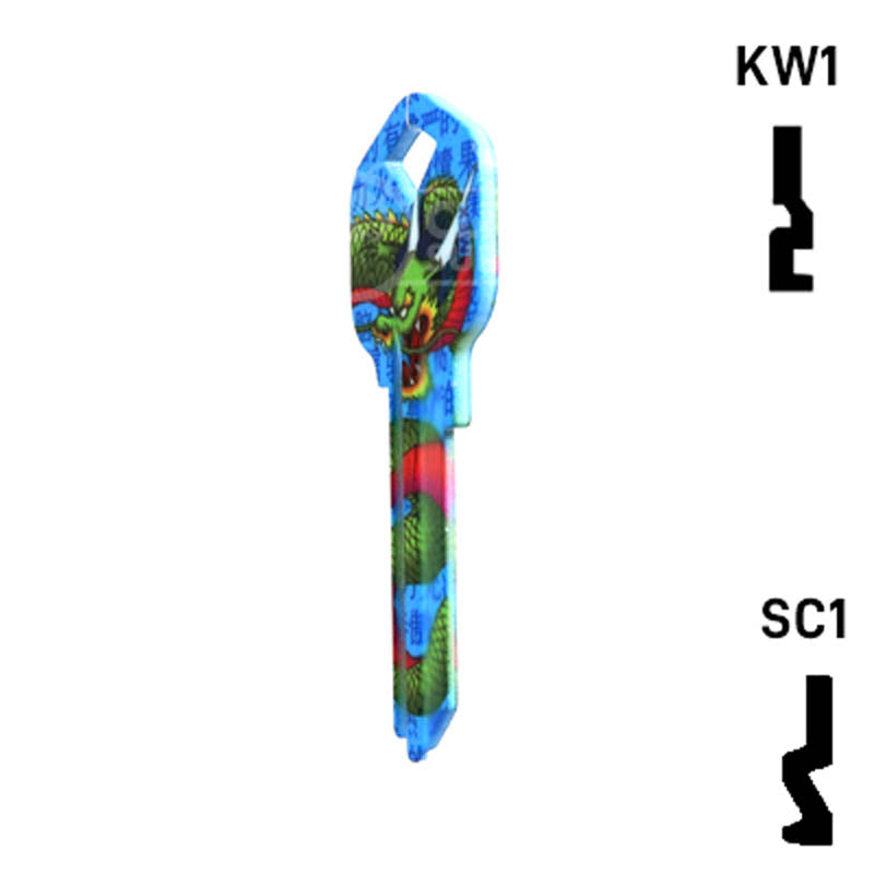 Happy Keys- Dragon Key (Choose Keyway) Residential-Commercial Key Howard Keys