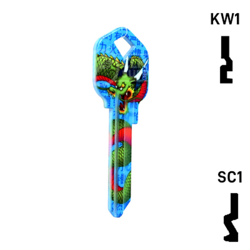 Happy Keys- Dragon Key (Choose Keyway) Residential-Commercial Key Howard Keys