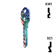 Happy Keys- Eagle Liberty Key (Choose Keyway) Residential-Commercial Key Howard Keys