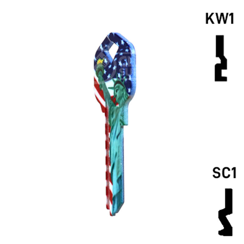Happy Keys- Eagle Liberty Key (Choose Keyway) Residential-Commercial Key Howard Keys