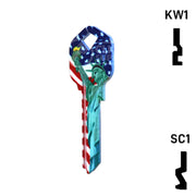 Happy Keys- Eagle Liberty Key (Choose Keyway) Residential-Commercial Key Howard Keys