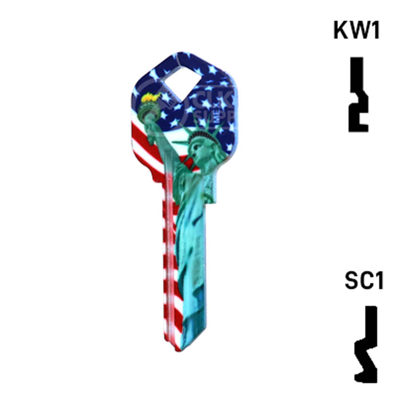 Happy Keys- Eagle Liberty Key (Choose Keyway) Residential-Commercial Key Howard Keys