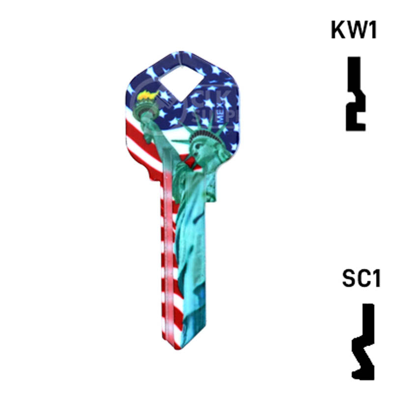 Happy Keys- Eagle Liberty Key (Choose Keyway) Residential-Commercial Key Howard Keys