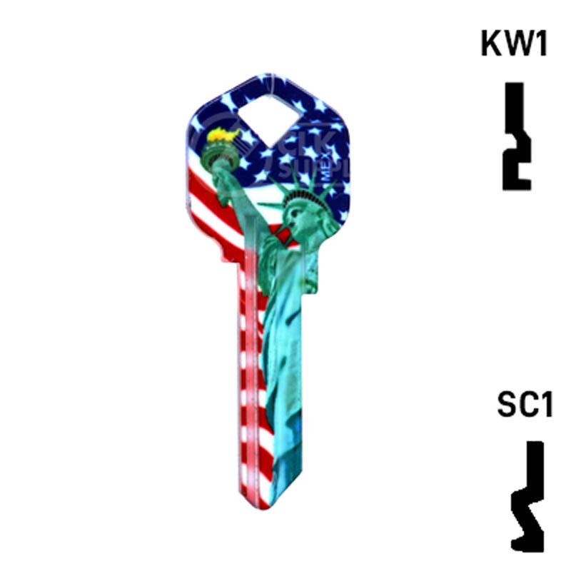 Happy Keys- Eagle Liberty Key (Choose Keyway) Residential-Commercial Key Howard Keys