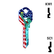 Happy Keys- Eagle Liberty Key (Choose Keyway) Residential-Commercial Key Howard Keys