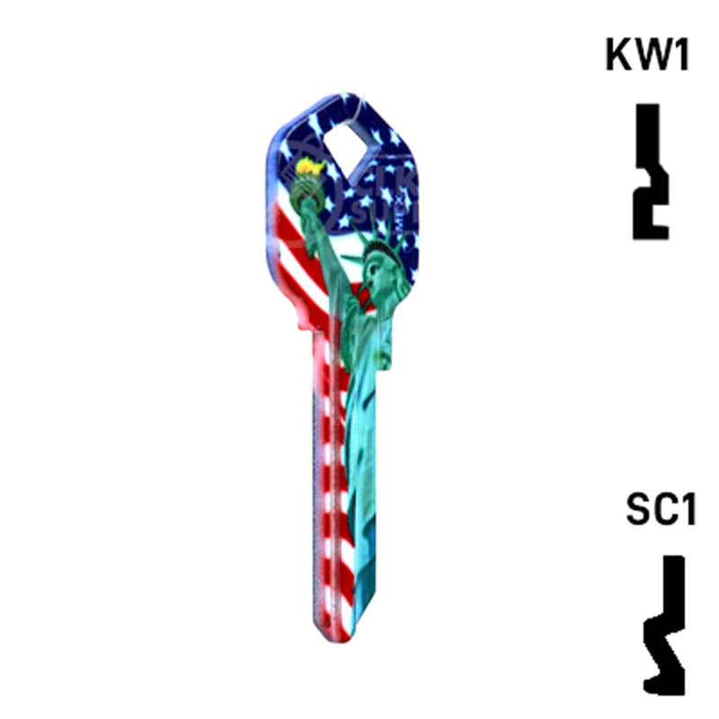 Happy Keys- Eagle Liberty Key (Choose Keyway) Residential-Commercial Key Howard Keys
