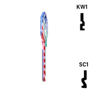 Happy Keys- Eagle Liberty Key (Choose Keyway) Residential-Commercial Key Howard Keys