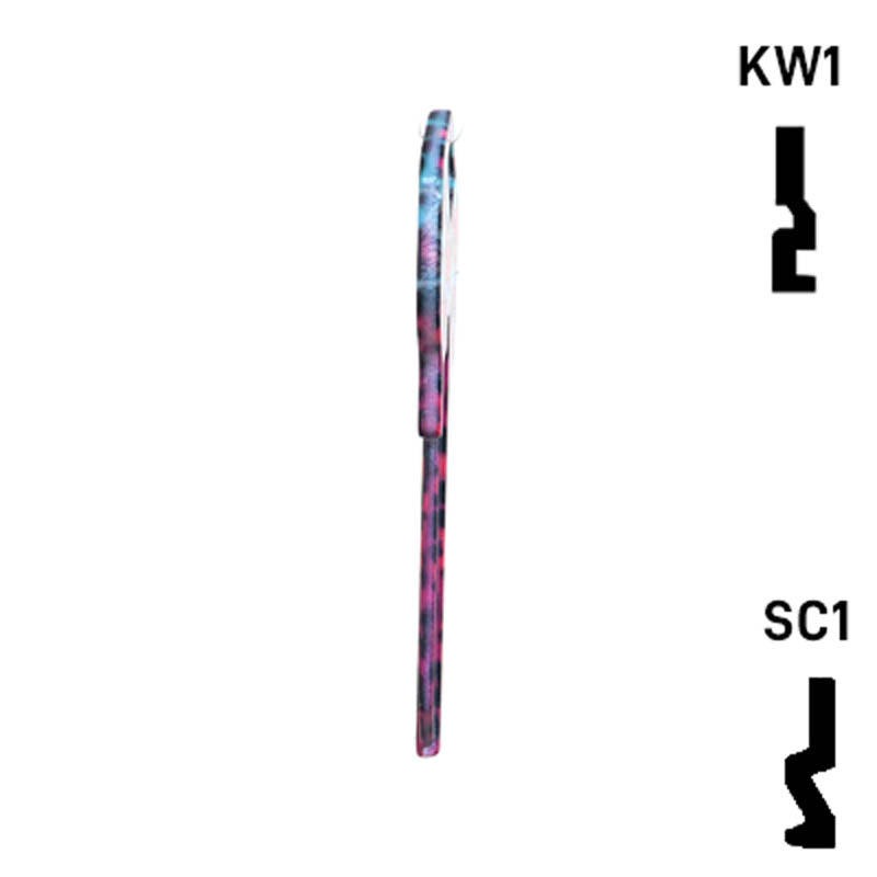 Happy Keys- Fashion Leopard Key (Choose Keyway) Residential-Commercial Key Howard Keys