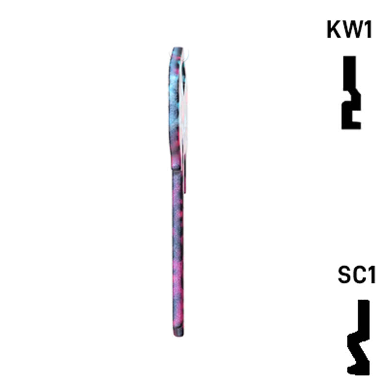 Happy Keys- Fashion Leopard Key (Choose Keyway) Residential-Commercial Key Howard Keys