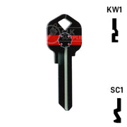 Happy Keys- Firefighter Key (Choose Keyway) Residential-Commercial Key Howard Keys