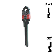 Happy Keys- Firefighter Key (Choose Keyway) Residential-Commercial Key Howard Keys