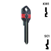 Happy Keys- Firefighter Key (Choose Keyway) Residential-Commercial Key Howard Keys