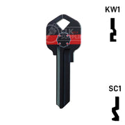 Happy Keys- Firefighter Key (Choose Keyway) Residential-Commercial Key Howard Keys