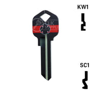 Happy Keys- Firefighter Key (Choose Keyway) Residential-Commercial Key Howard Keys