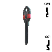 Happy Keys- Firefighter Key (Choose Keyway) Residential-Commercial Key Howard Keys