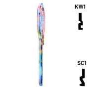 Happy Keys- Flowers Key (Choose Keyway) Residential-Commercial Key Howard Keys