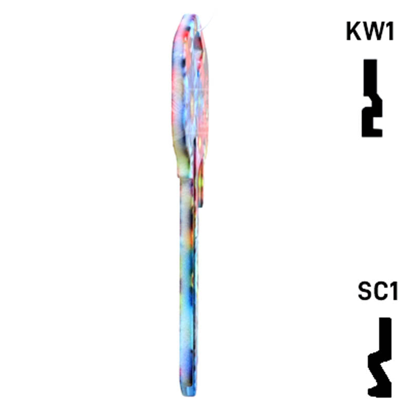 Happy Keys- Flowers Key (Choose Keyway) Residential-Commercial Key Howard Keys