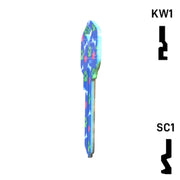 Happy Keys- German Shepherd Key (Choose Keyway) Residential-Commercial Key Howard Keys
