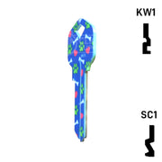 Happy Keys- German Shepherd Key (Choose Keyway) Residential-Commercial Key Howard Keys