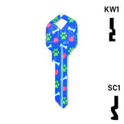 Happy Keys- German Shepherd Key (Choose Keyway) Residential-Commercial Key Howard Keys