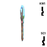 Happy Keys- German Shepherd Key (Choose Keyway) Residential-Commercial Key Howard Keys