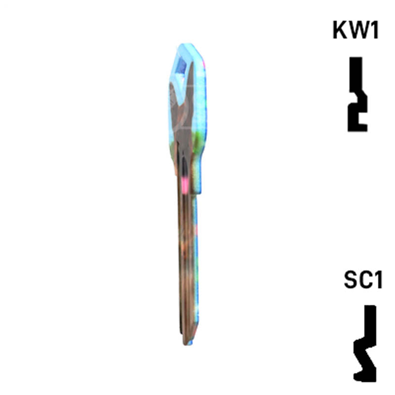 Happy Keys- German Shepherd Key (Choose Keyway) Residential-Commercial Key Howard Keys