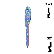 Happy Keys- Golden Retriever Key (Choose Keyway) Residential-Commercial Key Howard Keys