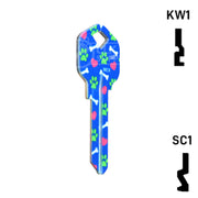 Happy Keys- Golden Retriever Key (Choose Keyway) Residential-Commercial Key Howard Keys