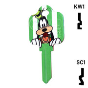 Happy Keys- Goofy Key (Choose Keyway) Residential-Commercial Key Howard Keys