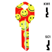 Happy Keys- Happy Faces Key (Choose Keyway) Residential-Commercial Key Howard Keys