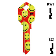 Happy Keys- Happy Faces Key (Choose Keyway) Residential-Commercial Key Howard Keys