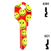 Happy Keys- Happy Faces Key (Choose Keyway) Residential-Commercial Key Howard Keys