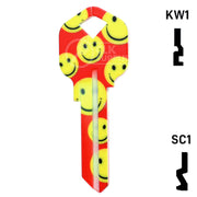 Happy Keys- Happy Faces Key (Choose Keyway) Residential-Commercial Key Howard Keys