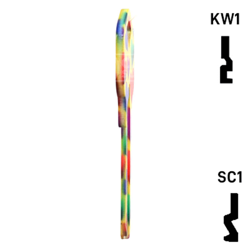 Happy Keys- Hearts Key (Choose Keyway) Residential-Commercial Key Howard Keys