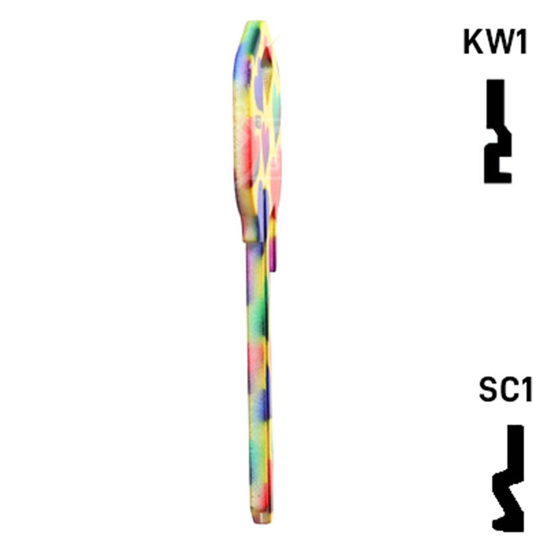 Happy Keys- Hearts Key (Choose Keyway) Residential-Commercial Key Howard Keys
