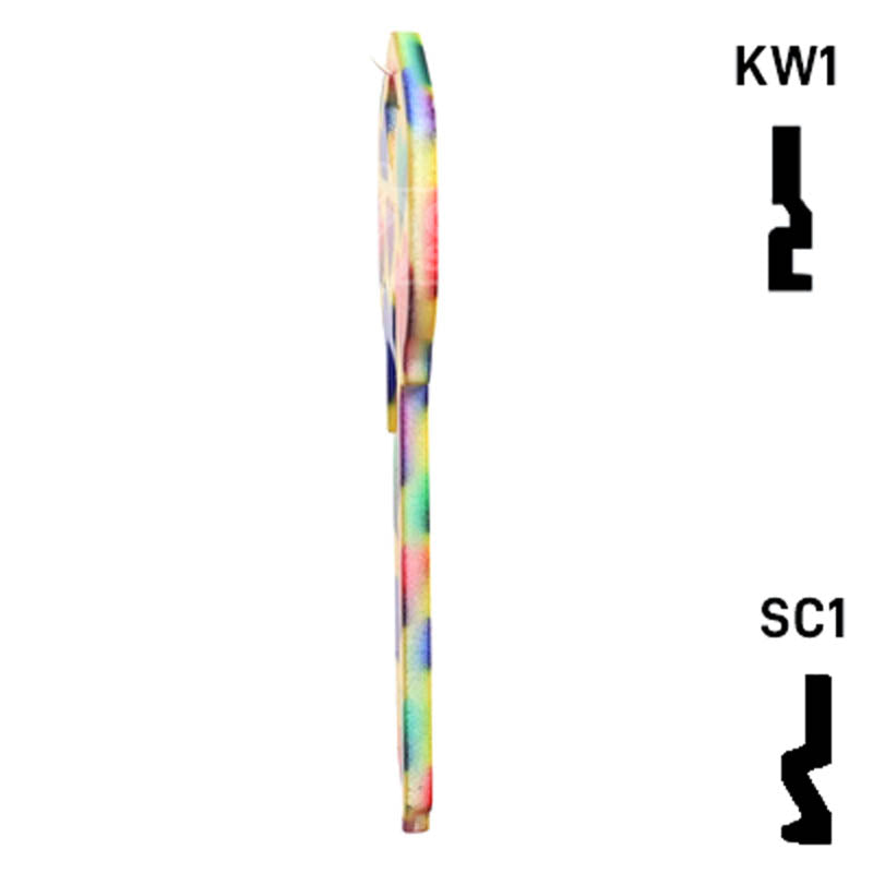 Happy Keys- Hearts Key (Choose Keyway) Residential-Commercial Key Howard Keys