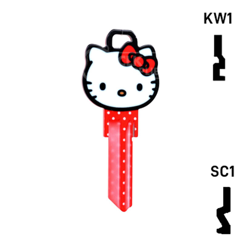 HAPPY KEYS- HELLO KITTY KEY Residential-Commercial Key Howard Keys