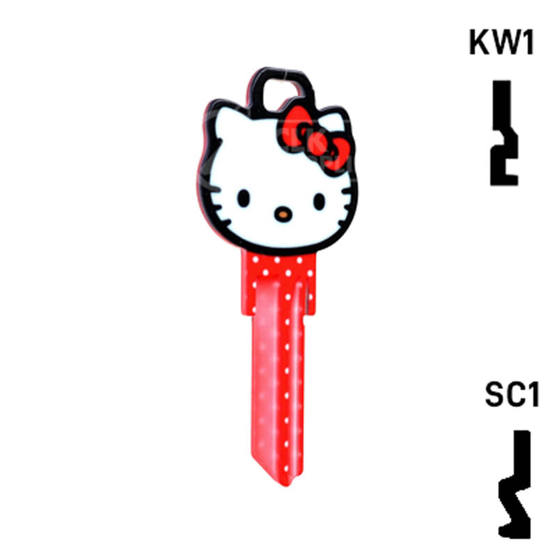 HAPPY KEYS- HELLO KITTY KEY Residential-Commercial Key Howard Keys